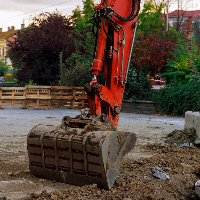 Godet devant un jardin en reprise